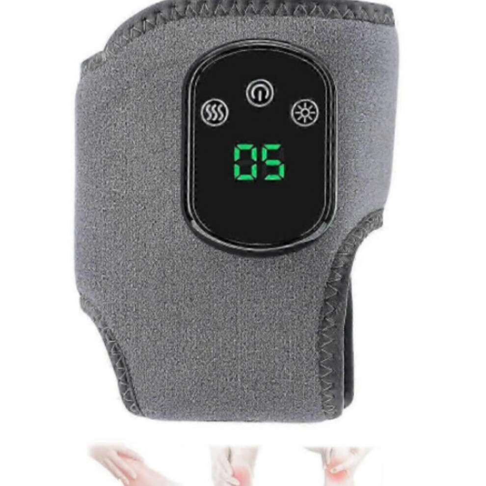 Foot Massager, Cordless, Portable â Triple Method, 3 Vibration Modes, Heated Ankle Bandage for Home, Office, Travel, 1 Piece