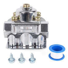12-804 Fuel Pressure Regulator 3/8 Zinc Alloy Carburetor Fuel Valve FRG020