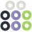 20PCS Aim Assist Rings Motion Control Rings for PS5 Gamepad Game Controller Auxiliary Sponge Precision Target  B 2
