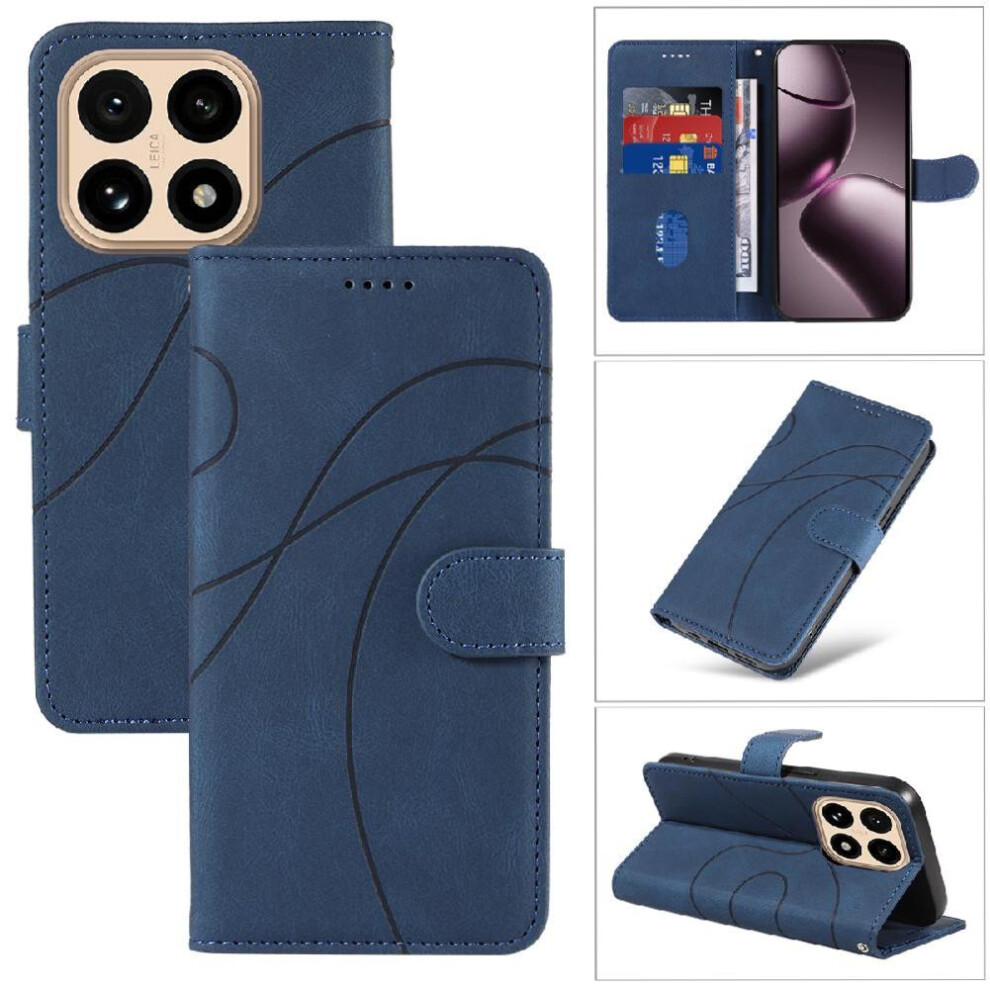 () Flip Case For Xiaomi 15T Card Slots And Kickstand Function Skin Feel Leather And Frosted Tpu Curved Pressure Line 764563355204