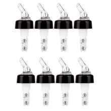 8 Pcs 1Oz Automatic Measured Bottle Pourer - Spirit Measure Pourer Drinks Wine Cocktail Dispenser Home Bar Tools