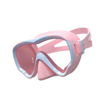 Swimming Antifog 180 Degree Panoramic View Scubas Goggles-Pink