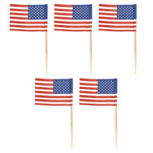 500 Palillos de Dientes de La Bandera Americana Party Cupcake Decoration Sandwich  Food Picks