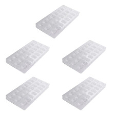 5X 24 Holes Semi Sphere Chocolate Mould Polycarbonate Chocolate Bar Mold Half Candy Maker Mold Bakeware