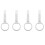 4X  Handle Strap Charm Round JDM Tsurikawa  Subway Train Bus Handle Strap Charm Drift 1