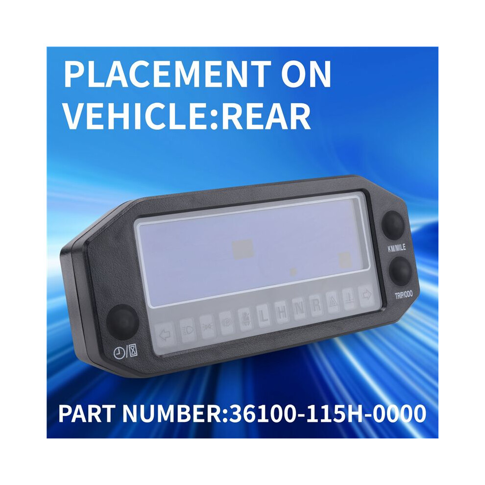Efi Speedometer Meter Gauge Digital Dash For Hisun Hs500utv Hs700utv Ys700 Utv Massimo 36100-115H-0000 Light 6031853227201