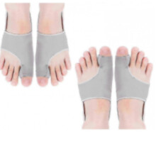 grg Dwie pary silikonowych nakładek na palce, które korygują paluch koślawy i rozejście międzypalcowe, a także poprawiają pielęgnac