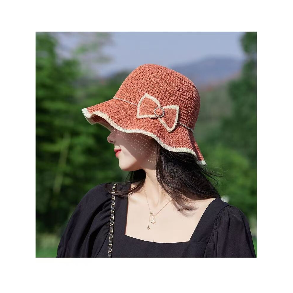 (Style 31) Fashionable Women Straw Hat With Breathable Material And Wide Brim Sunshade-image-OPC-PTBMBJF-NEW