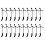20pcs Silicone Fish Hook Sleeve Anti-Large plusSwivel 1