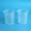Kitchen Lab Graduated Beaker Clear Plastic Measuring Cup Thicken with Cap Measuring Jug 200ML 8Pcs 3
