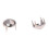 1000 Silver Copper Round Cone Rivet Spike Studs Spots DIY Rock Punk 8mm 1