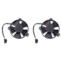 2X 30103011 Ventilateur de Refroidissement à Pales Droites 12 V 5,2 Pouces pour Moto de Course ATV et Refroidisseur VA31A10146A