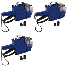 3X 10-Digit Two- Label Price Tag Double-Row Price Machine,Double-Row Price Machine Price Tag Machine Double Row 10