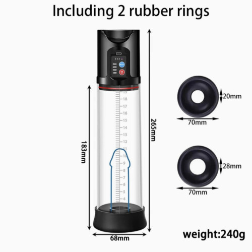 1pc Rechargeable Automatic vacuum Enlar for man HKE 1