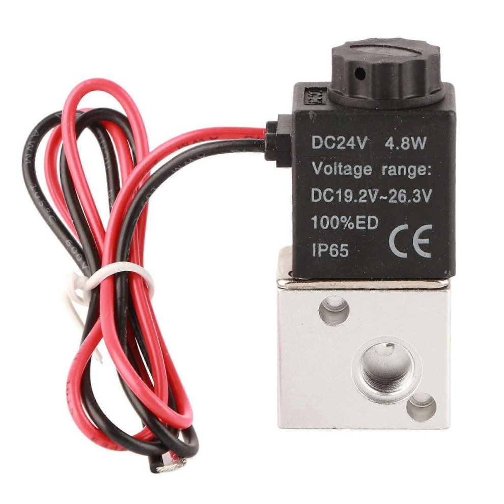3V1?06 3 Way 2 Position 1/8" Bsp Normally Closed Pneumatic Solenoid Air Valve( Dc 24V) 9477002825633
