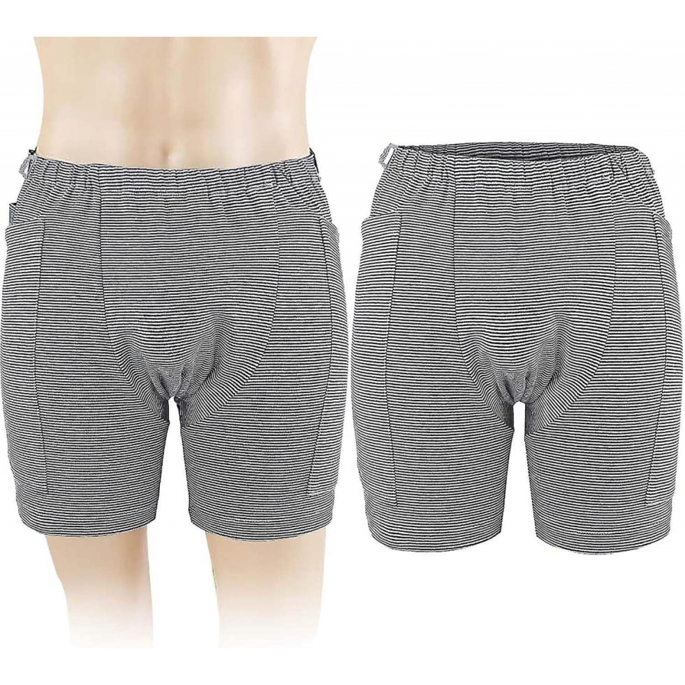 Urine Bag Pants Incontinence Underwear Double Pocket For 2000ml Urine Bag, Bladder Patient Urine Bag Pants Ostomy Drainage Bag Care Underwe