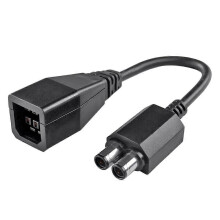 2-port Power Supply Converter AC Adapter Cable Compatible Xbox 360 to Xbox 360 Slim
