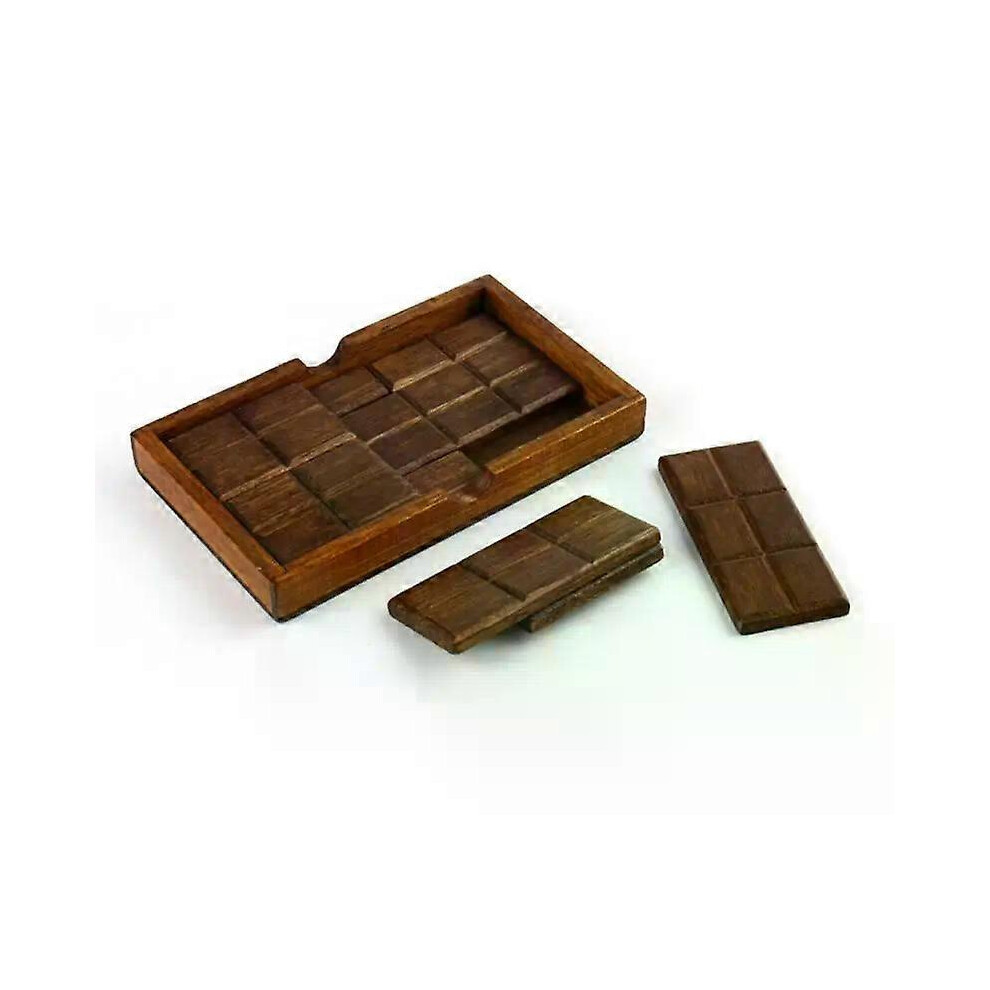 Classical Simulation Chocolate Wooden Puzzle Assembled Toy Magic Box Puzzle Block Jigsaw Puzzle-image-OPC-PT9B92J-NEW
