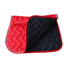 Horse Riding Saddles Mat With Double Layer Padding For-Red
