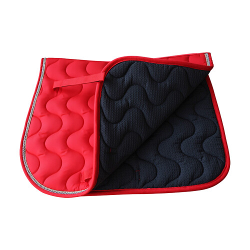 Horse Riding Saddles Mat With Double Layer Padding For-Red
