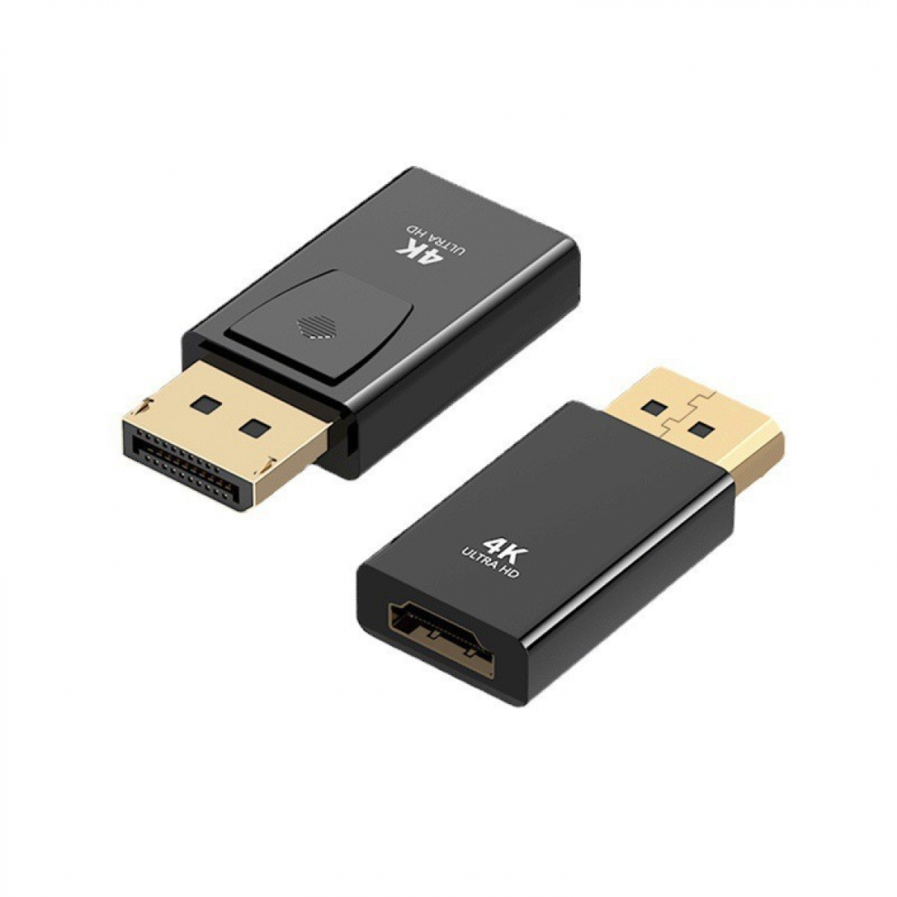 4K Dp To Hdmi-Compatible Video Adapter Compatible With Displayport Male To Hdmi-Compatible Computer Tv Monitor Conve H 9477002833584