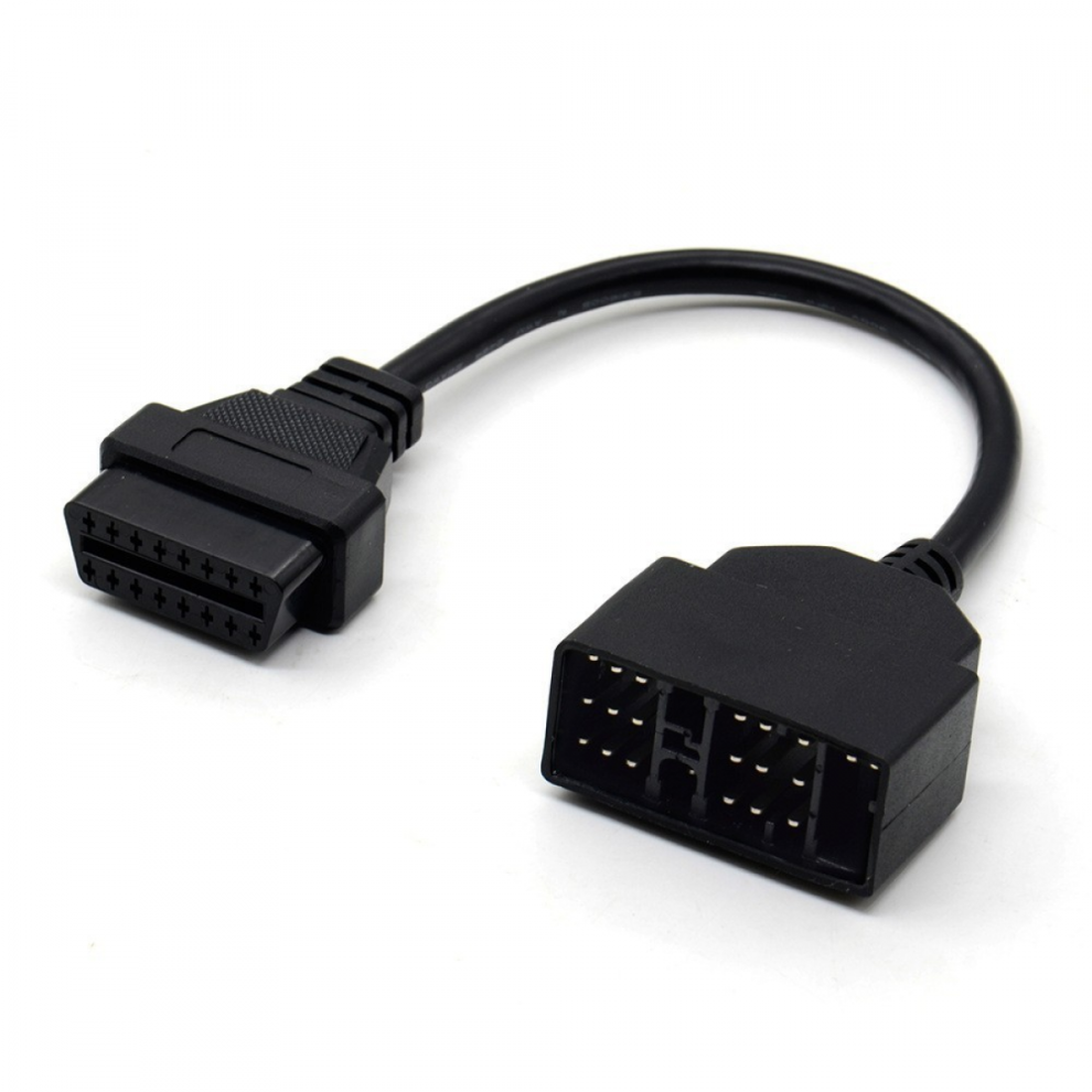 Compatible With Toyota 22 Pin Obd1 To 16 Pin Obd2 Diagnostic Scanner Adapter Cable 9477002830637