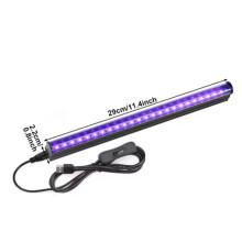 6Pcs 5W USB UV LED Black Light T5 Blacklight Bar 380nm-400nm Fluorescent Party Disco for Party, Disco, DJ Stage Lighting
