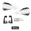 4x White Universal Motorcycle Handguard Motocross Hand Guard Protector for Motorcycle 22mm Handlebar Protector 1