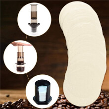1000 Stück Ersatz Papier Filter Runde Kaffee Maschinen Filter Einweg für Aerobie Kaffee- und Espresso Maschinen