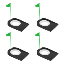 Indoor Outdoor Golf Practice Mat Delivering-black green flag