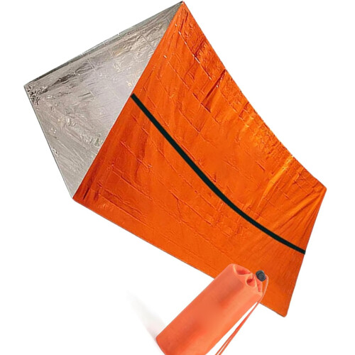 Basic Emergency Survival Shelter For Camping Hiking And-Yellow