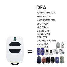 3pcs Garage Gate Command Opener Transmitter for DEA GTI2 GTI4 433MHz DEA Remote Control Fixed Rolling Code 433.92MHz