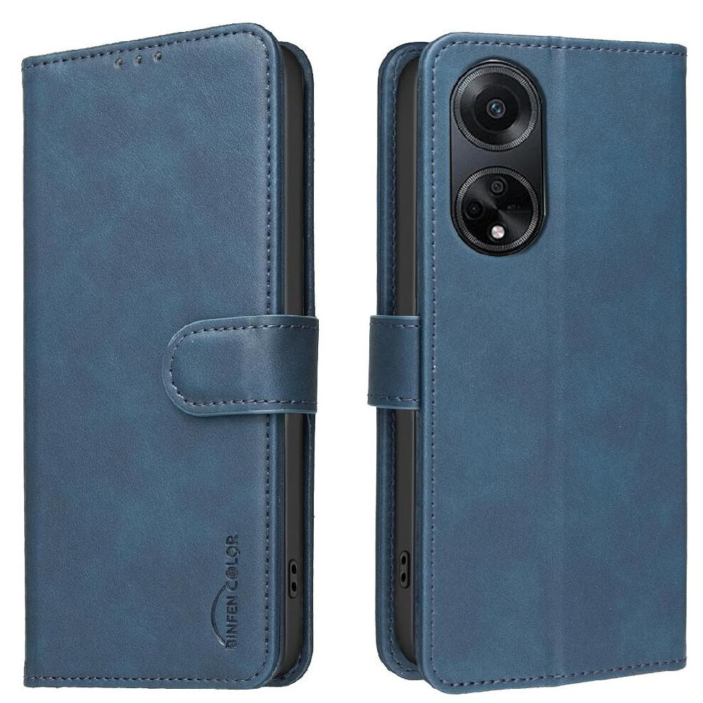 () Phone Case For Oppo A1 Convenient Kickstand Rfid Blocking Protection All Round Shockproof Drop Protection 764563355587