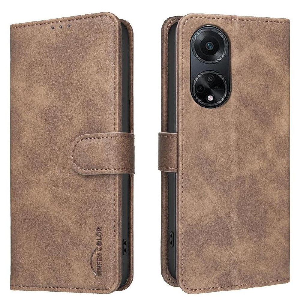 () Phone Case For Oppo A1 Convenient Kickstand Rfid Blocking Protection All Round Shockproof Drop Protection 764563355594