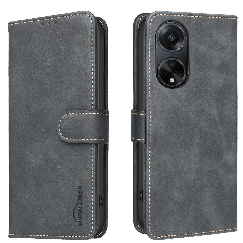 () Phone Case For Oppo A1 Convenient Kickstand Rfid Blocking Protection All Round Shockproof Drop Protection 764563355570