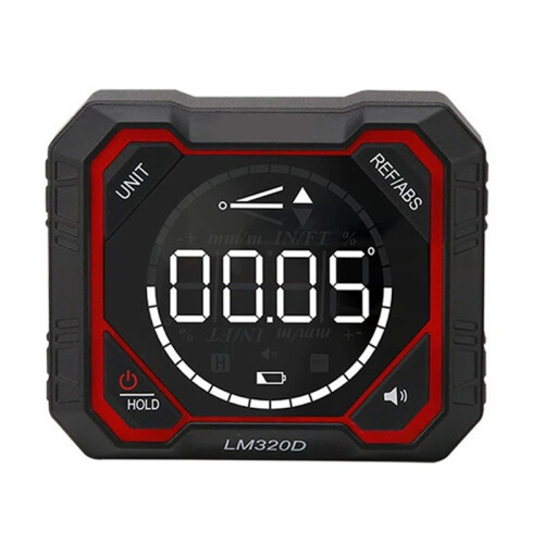 Laser Inclinometer Digital Angle Meter with Absolute Relative Angle Measurement Magnetic Inclinometer LM320D