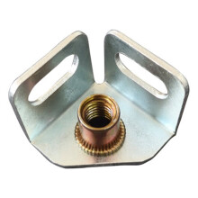Rack Casters Accessories Carbon Steel Base Fittings Base Wheels Casters Angle Iron Connecting Wheel Accessories M8