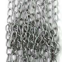 2X Rete da Basket con Catena Nel Ferro Sportiva Outdoor 12 Loop Rete di Ricambio per Porta da Basket per Impieghi Gravosi Standard, Argento