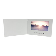 7 Inchs Birthday Video Book Card 4GB Lcd Invitation Gift Music Greeting Card Upload Videos Photos Wedding Invite