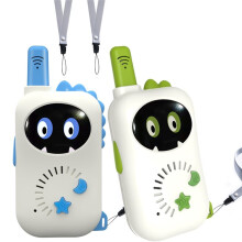2pcs Walkie Talkie Kids Children Long Distance Wireless Transmission Outdoor Handheld Two Way Radio +Green