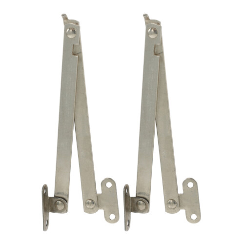 2X Furniture Cupboard Door Front Desk Foldable Lid Support Hinge Stay
