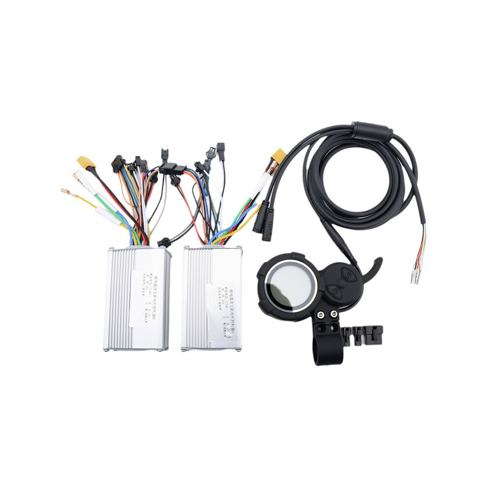 48V 25A 1200W Jp Brushless Motor+Meter Display Screen, Electric Scooter Bike Controller Dual Drive Motor Controller 4712117452073