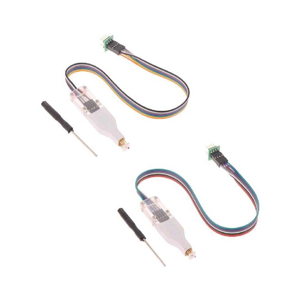2Pcs Sop8 Chip Download Burn Write Probe Spring Needle Flash Eeprom Chip Burner Cable Sop8 208Mil 5.8Mm 150Mil 4.4Mm 6031443612097