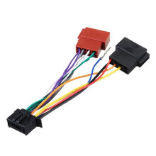 16 Pin Car CD Tail Stereo Radio Player ISO Wiring Harness Connector Audio Cable for 2003- Auto Accessory
