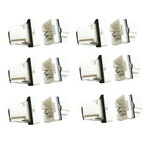 Boucle de SièGe ArrièRe 12 PièCes 1609267180 pour CitroëN pour ModèLe de VéHicule 301 208 C3 C4 C-Elysee