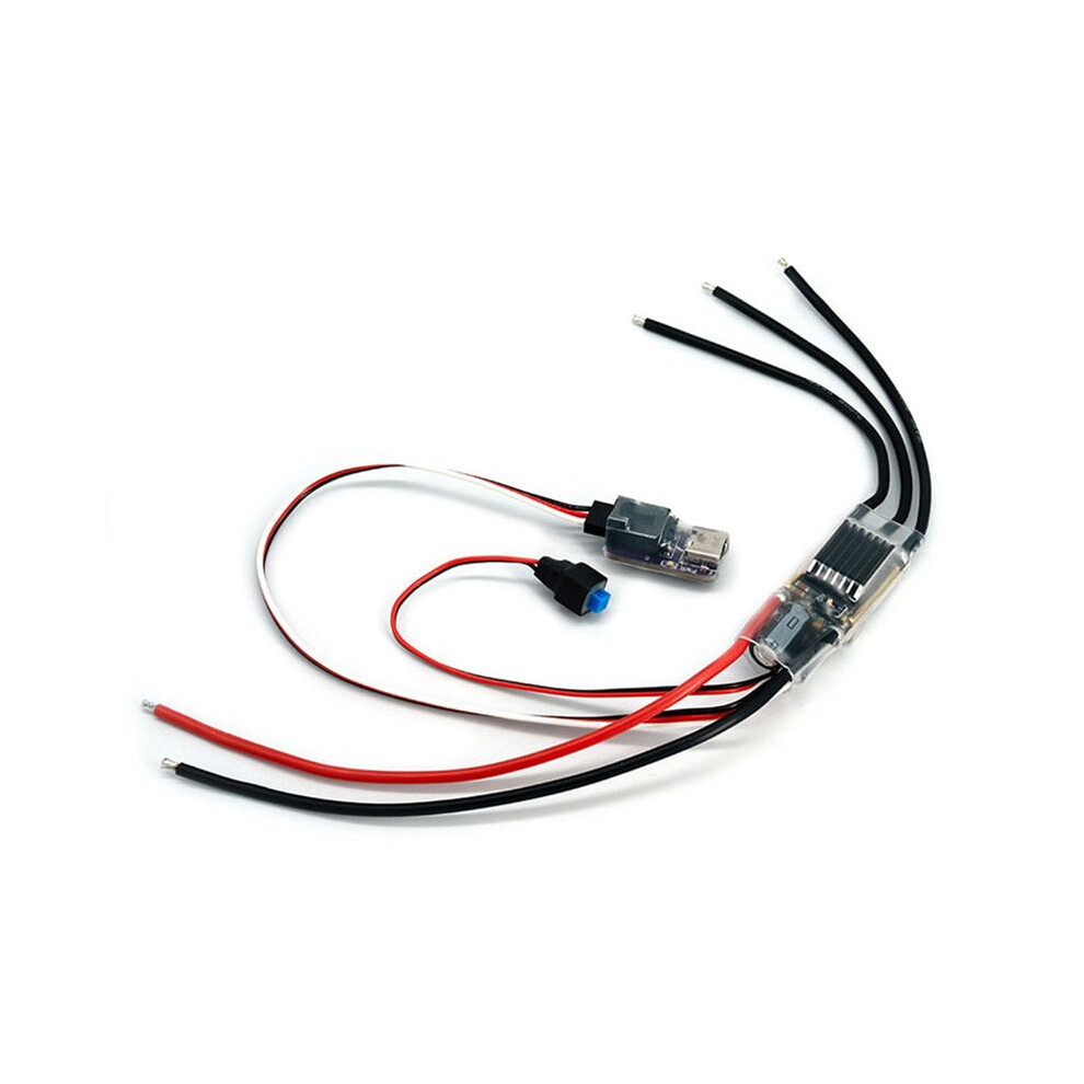 Exogio Rc Crawler Esc 50A Brushless Am32 2-6S Bec 5.2-8.2V Adjustable For 1/8 1/10 Scale Cars Axial Scx10 -4 -6