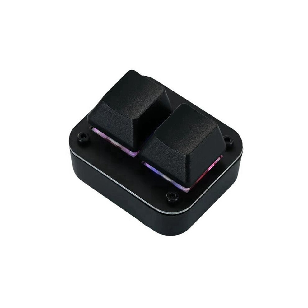 Keyboard 2 Keys Usb Ergonomic Backlit Keyboard Gaming Office Media, Programmable, Injection Molded Keycap B Red 4712145875974