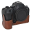 Compatible With  Canon EOS R8 Camera Case with Shoulder Strap Large Cutout Litchi Texture PU Protec 2