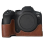 Compatible With  Canon EOS R8 Camera Case with Shoulder Strap Large Cutout Litchi Texture PU Protec 4