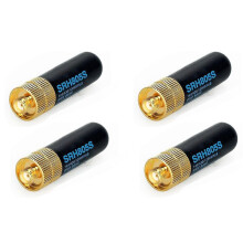 4 Stuks SRH805S SMA-F Vrouwelijke Dual-Band Antenne voor -3 UV-5R BF-888s Radio